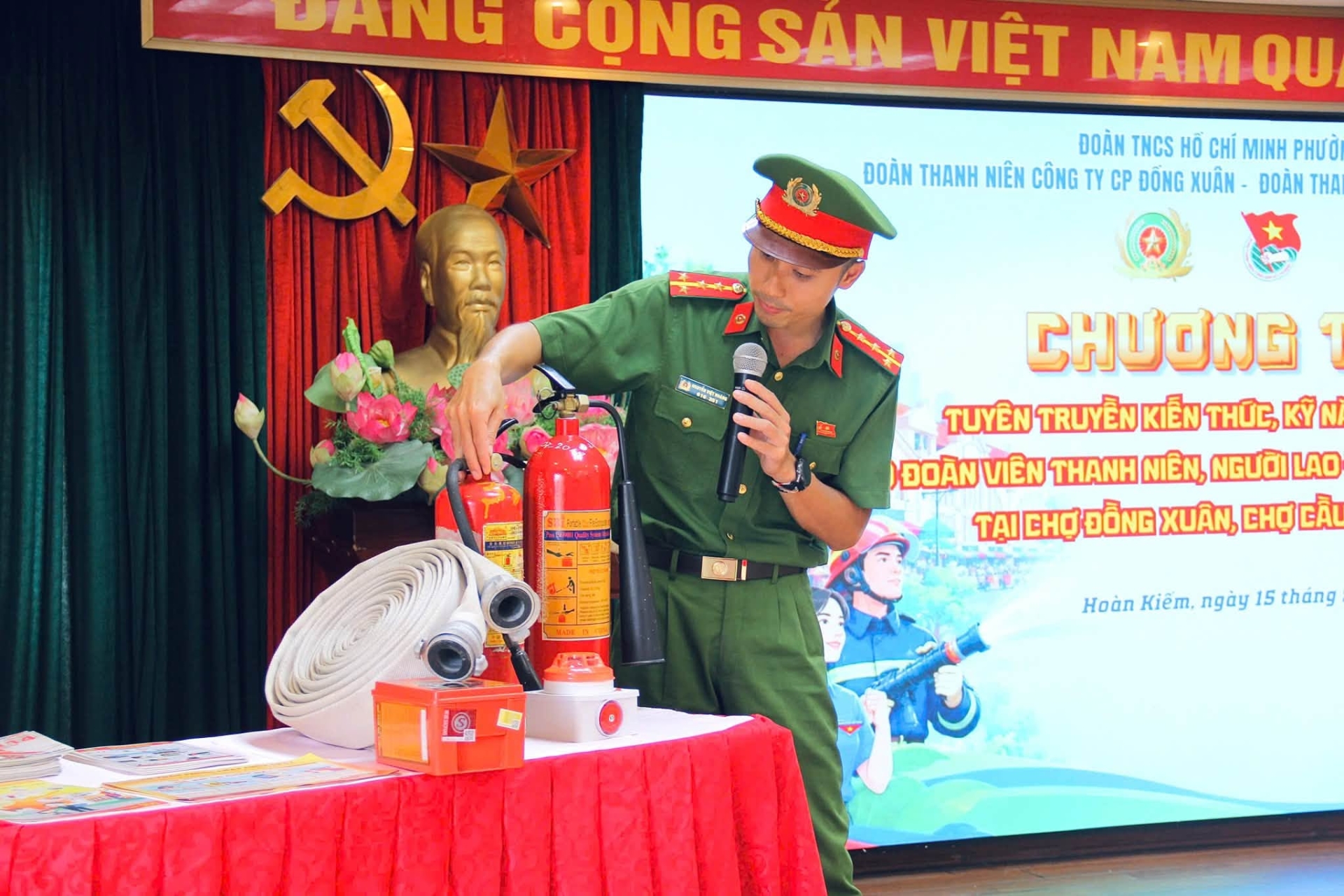 TUỔI TRẺ ĐỒNG XUÂN – CHỦ ĐỘNG PHÒNG CHÁY, SẴN SÀNG CỨU NẠN, CỨU HỘ