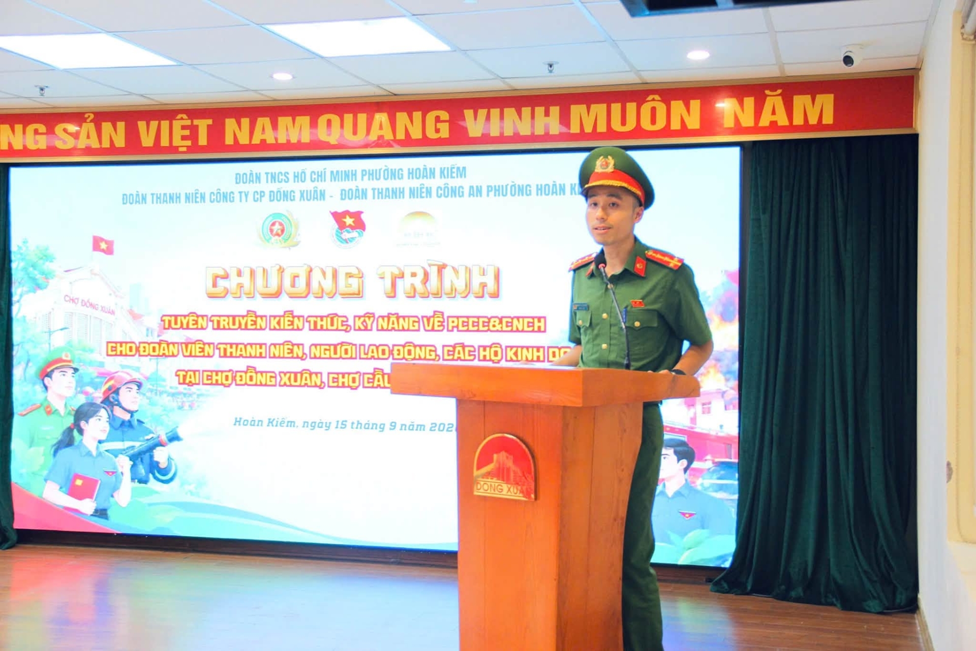 TUỔI TRẺ ĐỒNG XUÂN – CHỦ ĐỘNG PHÒNG CHÁY, SẴN SÀNG CỨU NẠN, CỨU HỘ