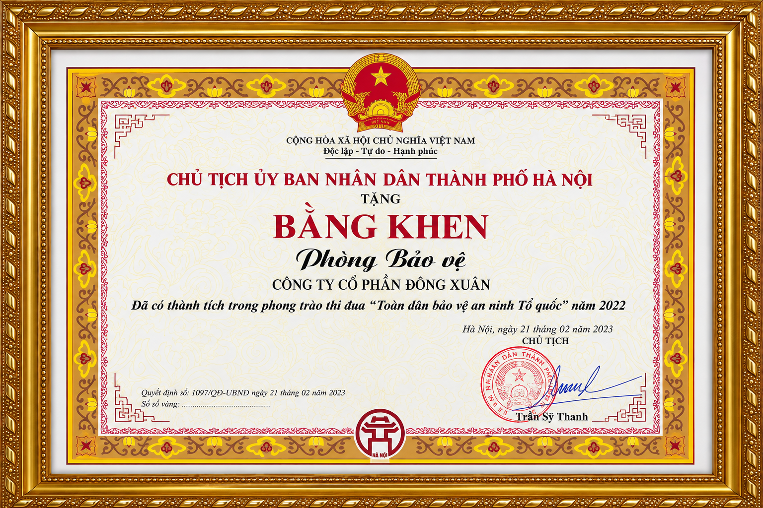 Những thành tích Công ty Cổ phần Đồng Xuân đã đạt được trong thời gian qua