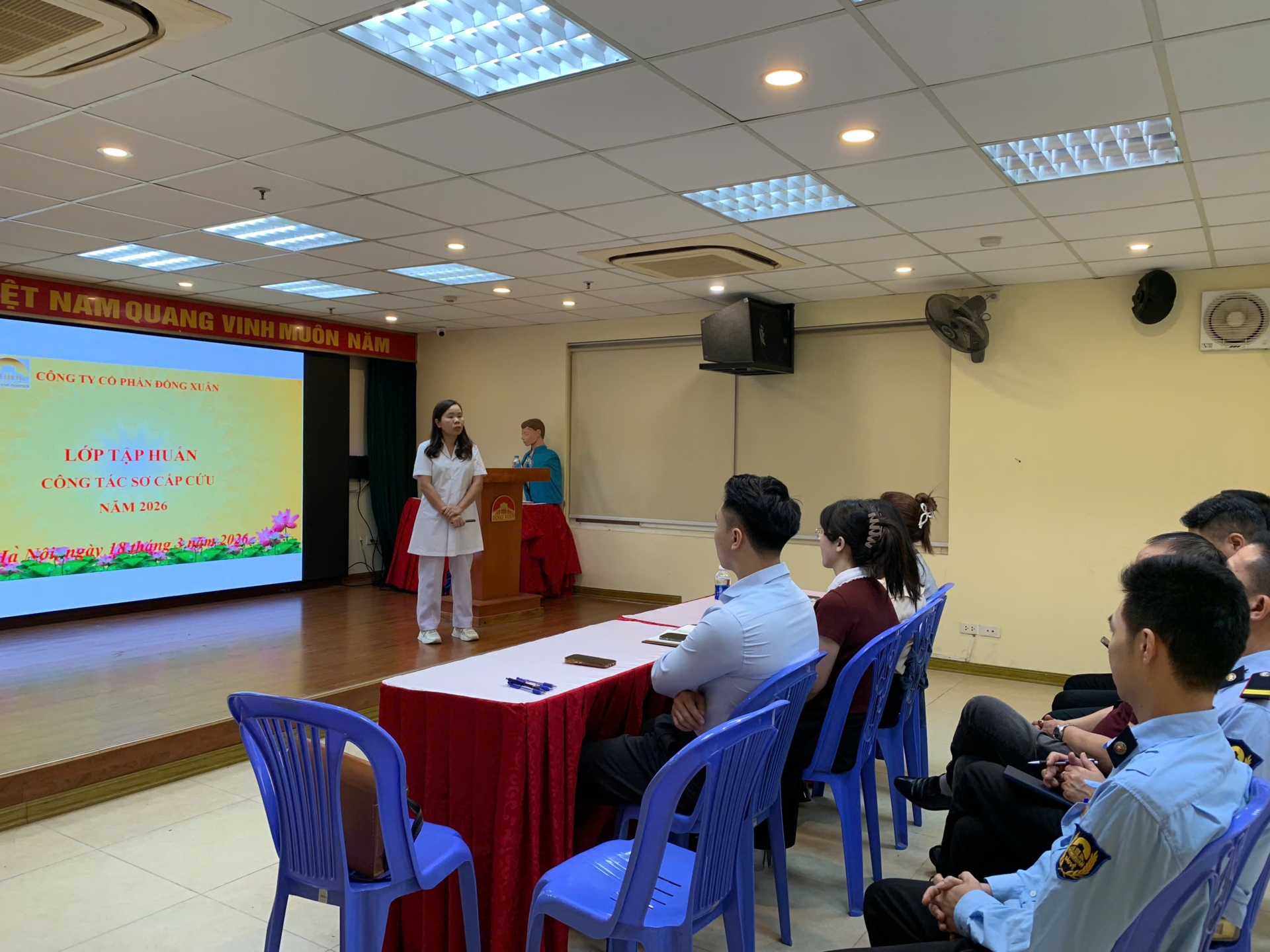 Tập huấn sơ cấp cứu – Chủ động bảo vệ an toàn trong lao động