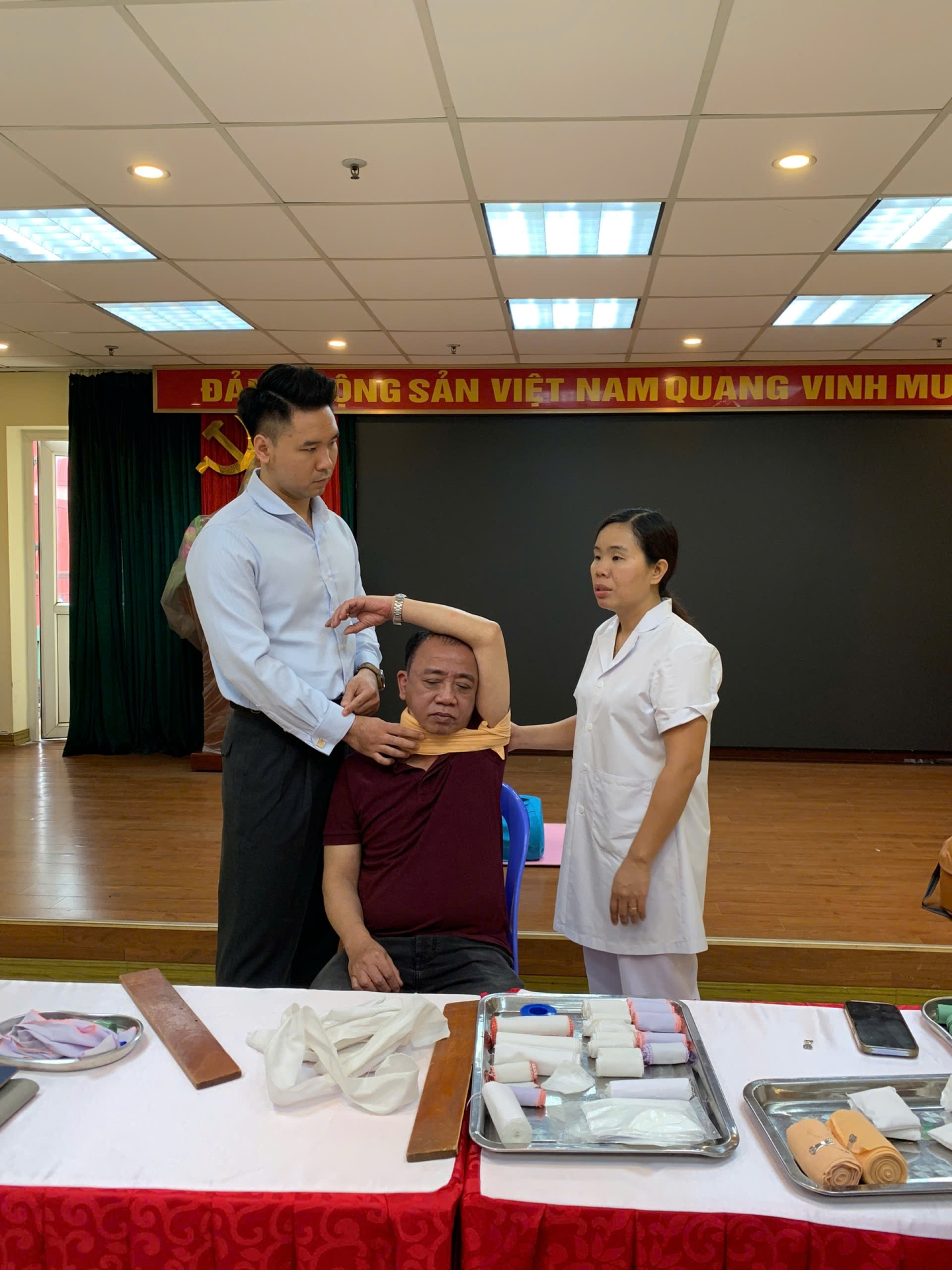 Tập huấn sơ cấp cứu – Chủ động bảo vệ an toàn trong lao động