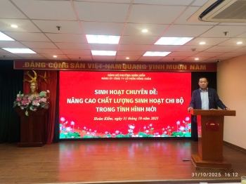 Đảng bộ Công ty Cổ phần Đồng Xuân tổ chức sinh hoạt chuyên đề: 