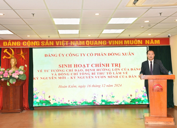 PARTY COMMITTEE OF DONG XUAN JOINT STOCK COMPANY ORGANIZED POLITICAL ACTIVITIES